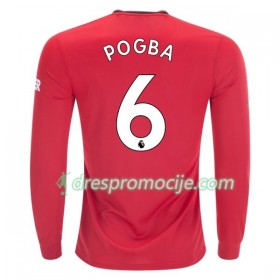 Manchester United Dres Paul Pogba 6 Domaći 2019/20 Dugim Rukavima
